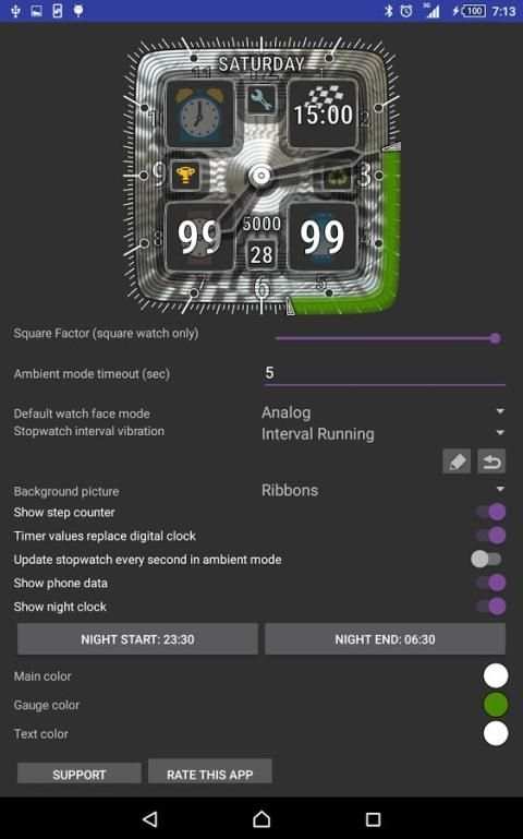 Signals Watch Face स्क्रीनशॉट 9