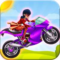 Ladybug in motorbike Go