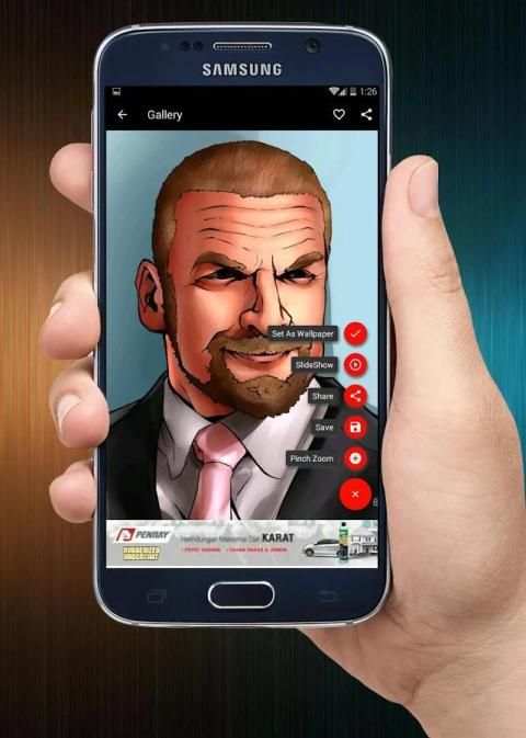 Triple H Wallpaper WWE 3 تصوير الشاشة