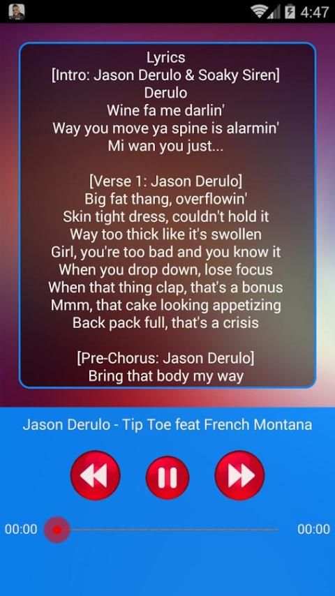 Jason Derulo - Tip Toe скриншот 2