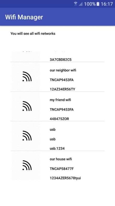 Wifi Manager скриншот 1