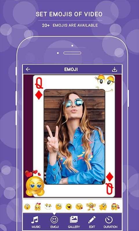 Playing Card Photo Editor स्क्रीनशॉट 2