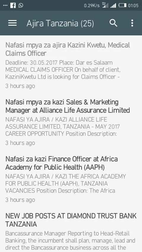 Ajira Tanzania скриншот 7