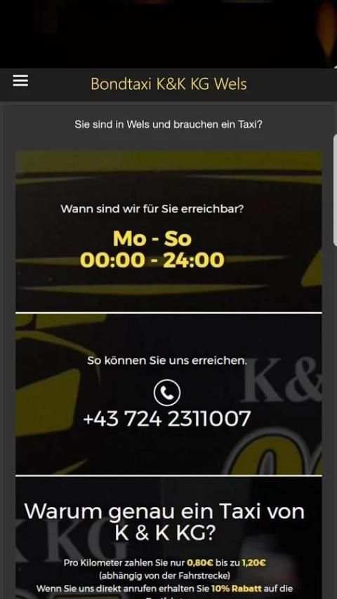 Bondtaxi screenshot 1