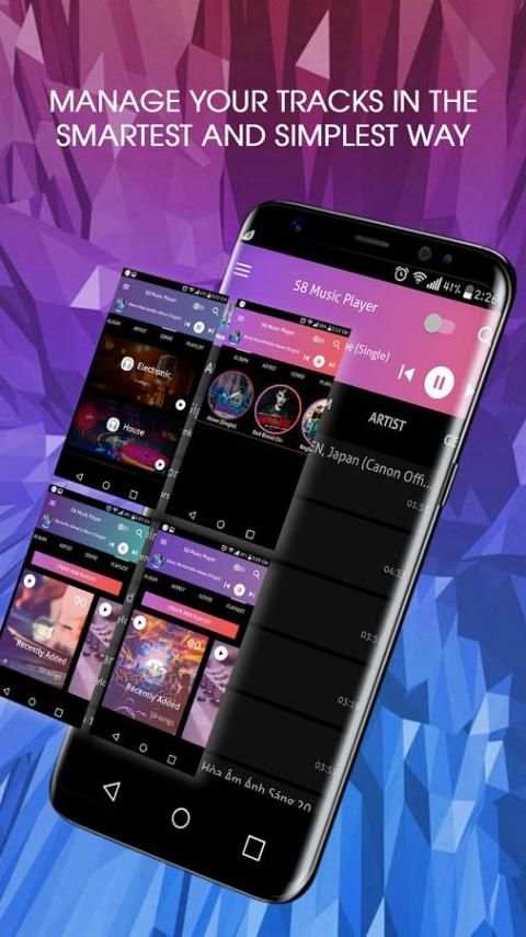 S8 Edge Music Player screenshot 1