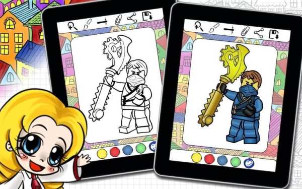 Coloring Book Ninjago Game screenshot 6