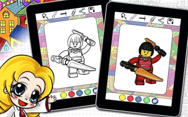 Coloring Book Ninjago Game screenshot 3
