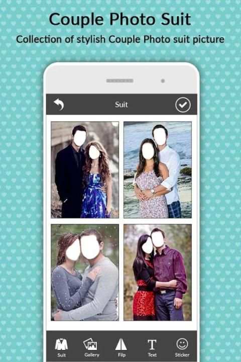 Couple Photo Suit screenshot 2