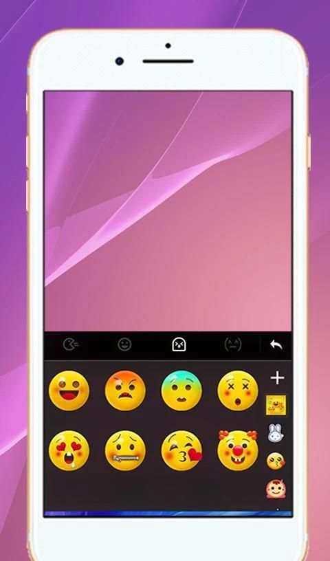 Phone 7S Plus Keyboard Theme скриншот 3