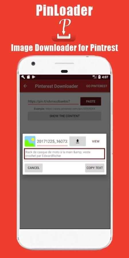 Pinloader Image Downloader for Pintrest screenshot 2