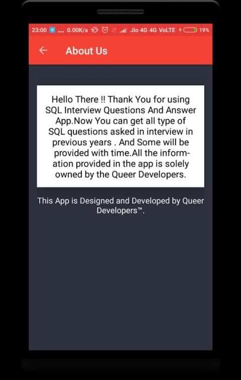 SQL Interview Questions скриншот 9