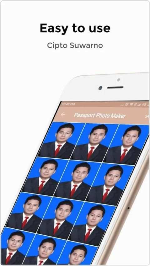 Passport Size Photo Maker 1 تصوير الشاشة