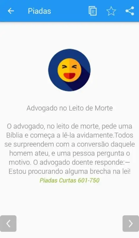 Piadas Curtas para Android