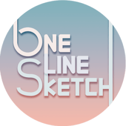 One Line Sketch أيقونة
