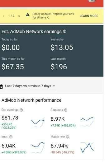 AdMob Earning/Revenue,Adsense,Firebase скриншот 6