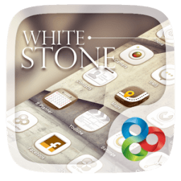 ikon White Stone GO Launcher Theme