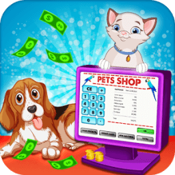 Virtual Pet Shop Store Cashier - Family Games 2018 icon