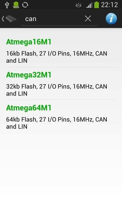 AVR Atmega Database скриншот 20