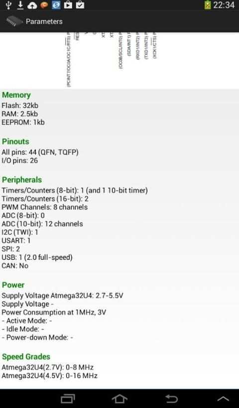 AVR Atmega Database скриншот 4