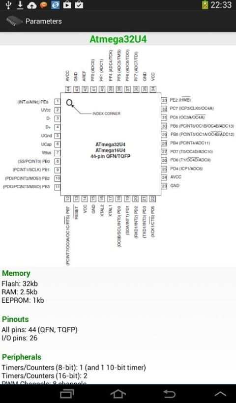 AVR Atmega Database скриншот 5