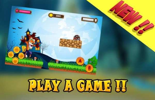 Bandicoot Adventure Vs Zombie screenshot 1
