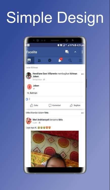 ExtraFace for Facebook Lite screenshot 5