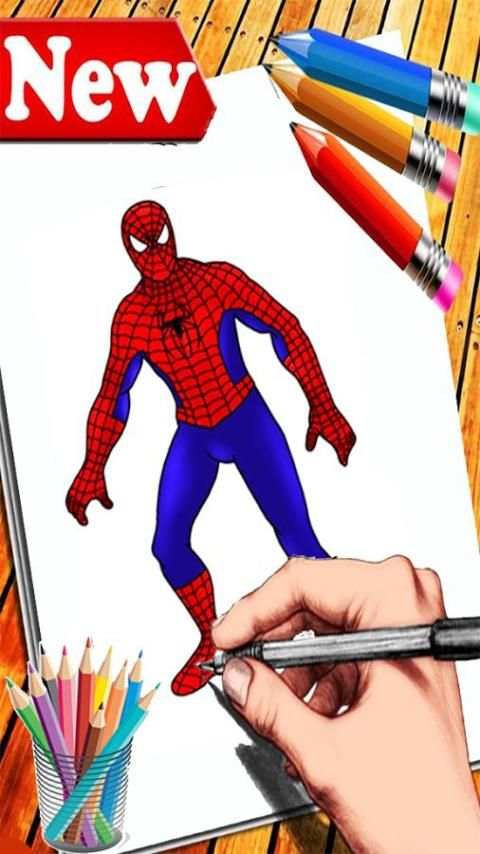 How to Draw : Spiderman * Anime* скриншот 1