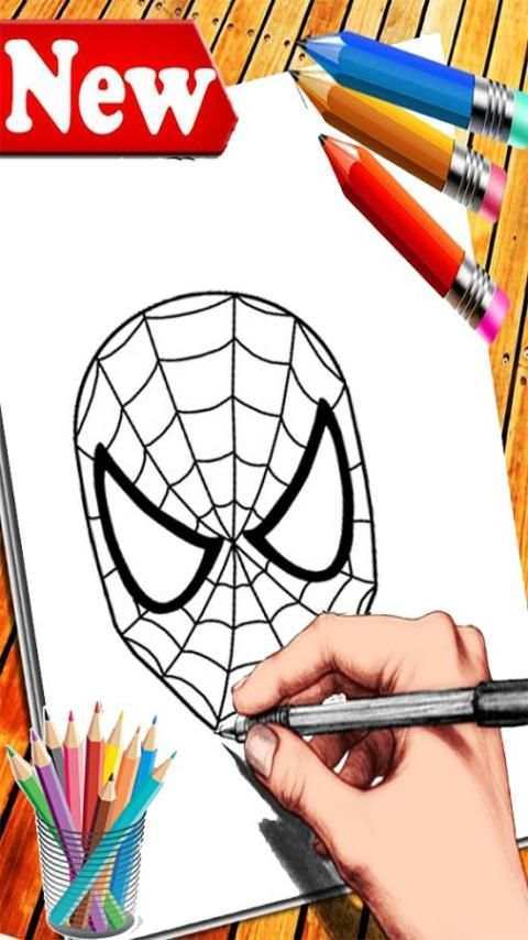 How to Draw : Spiderman * Anime* скриншот 6