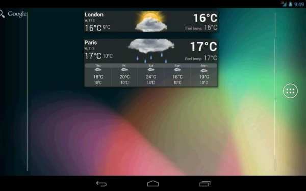 StormWeather Widget Lite скриншот 3