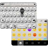 Black & Silver Emoji Keyboard