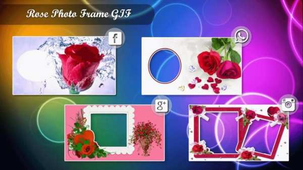 Rose GIF Photo Frame Editor screenshot 6