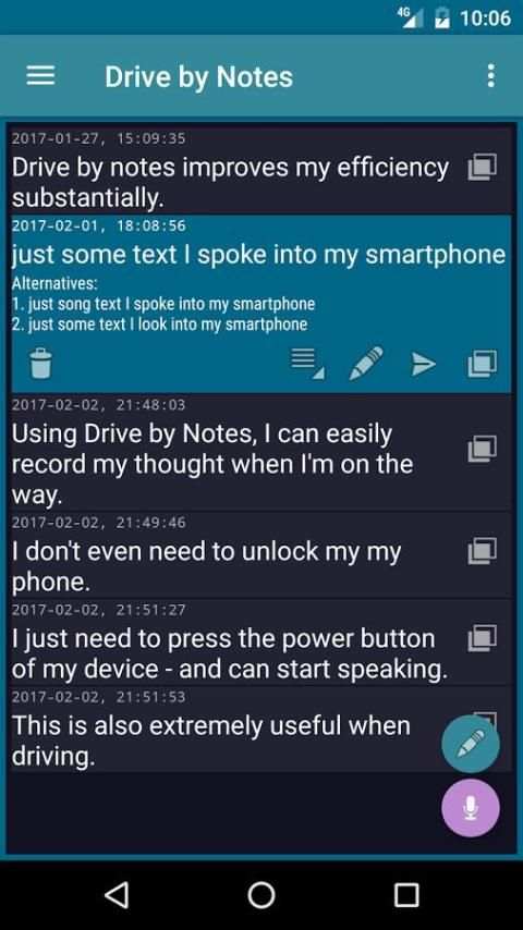 Drive by Notes Lite скриншот 5