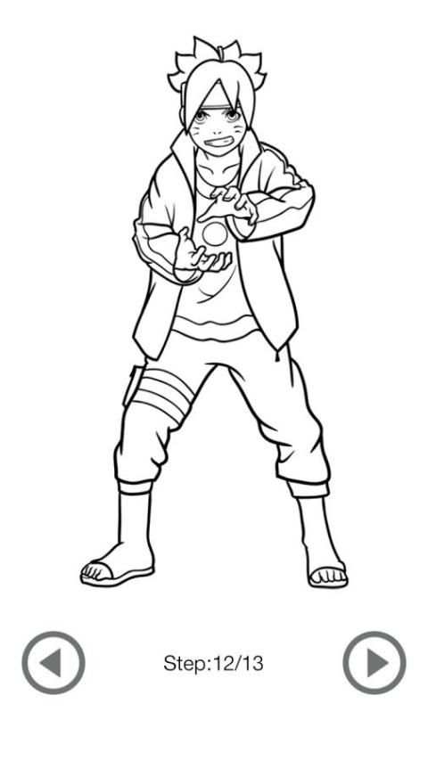 How To Draw Boruto скриншот 1