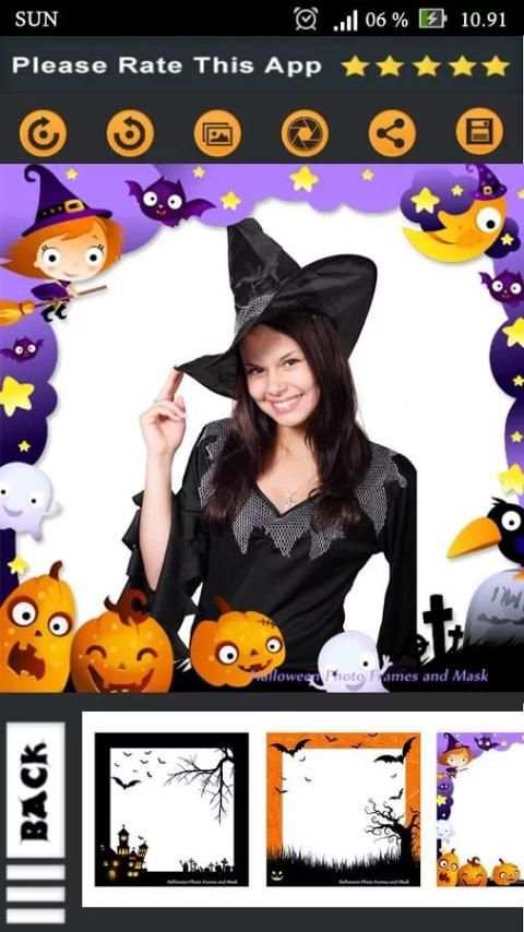 Halloween Photo Frames and Mask скриншот 1