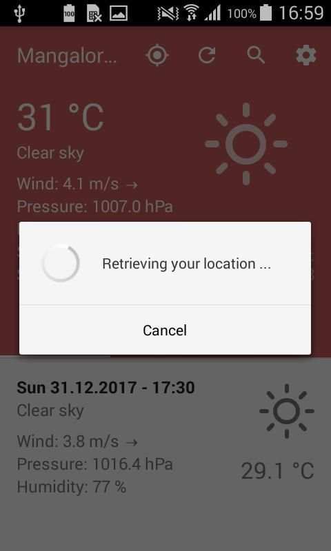 Weather screenshot 4