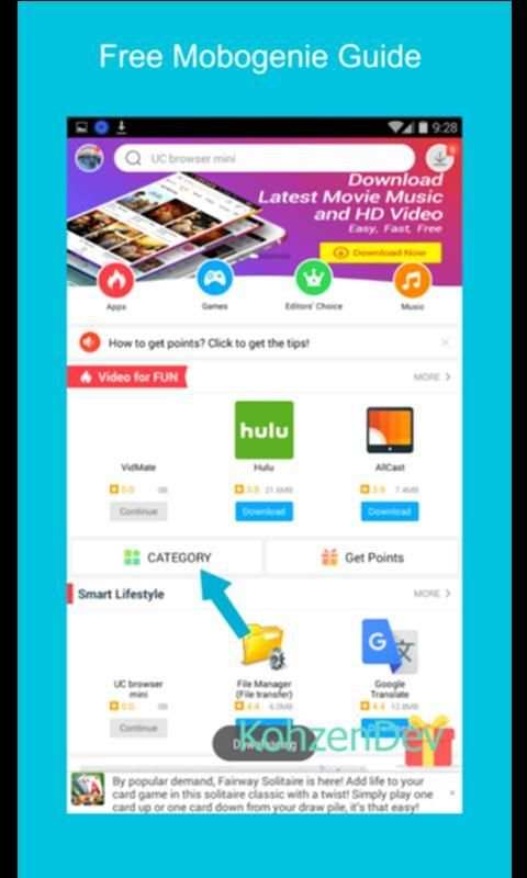 guide for Mobogenie lite screenshot 3