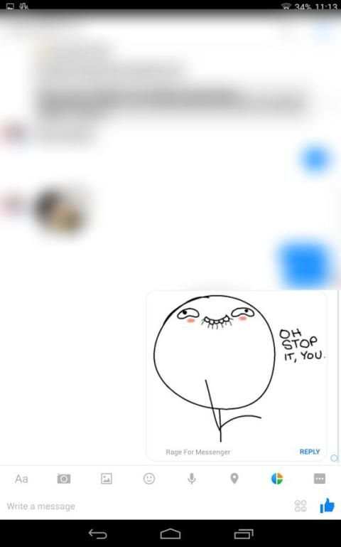 Rage Faces for Messenger screenshot 1