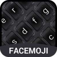 Black Emoji Keyboard Theme on 9Apps