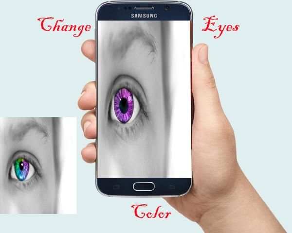 Change Eyes Color 3 تصوير الشاشة