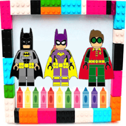 ikon Coloring book for BAT-LEGO