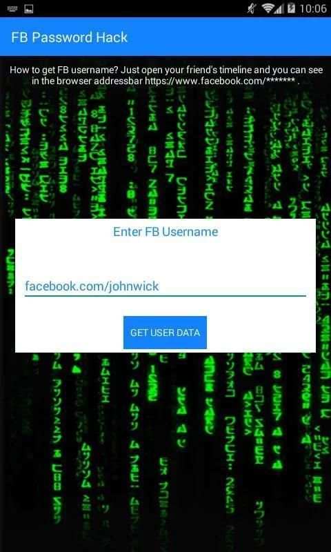 hack password*- Free Facebook password hack prank скриншот 3