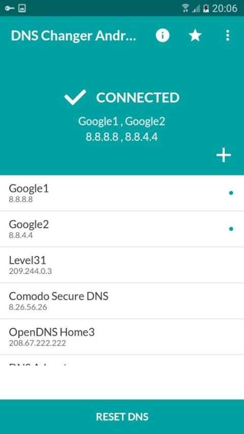 DNS Changer Android (no root 3G/WiFi) screenshot 4