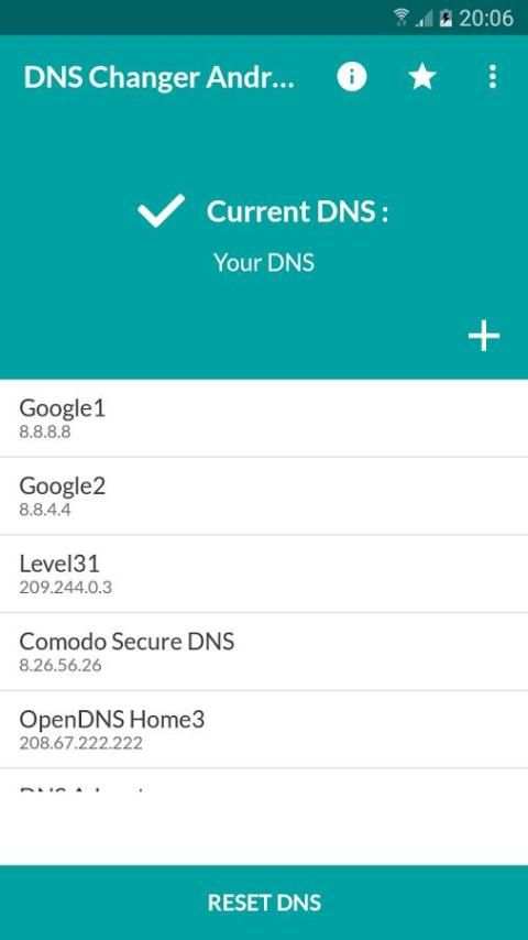 DNS Changer Android (no root 3G/WiFi) screenshot 6