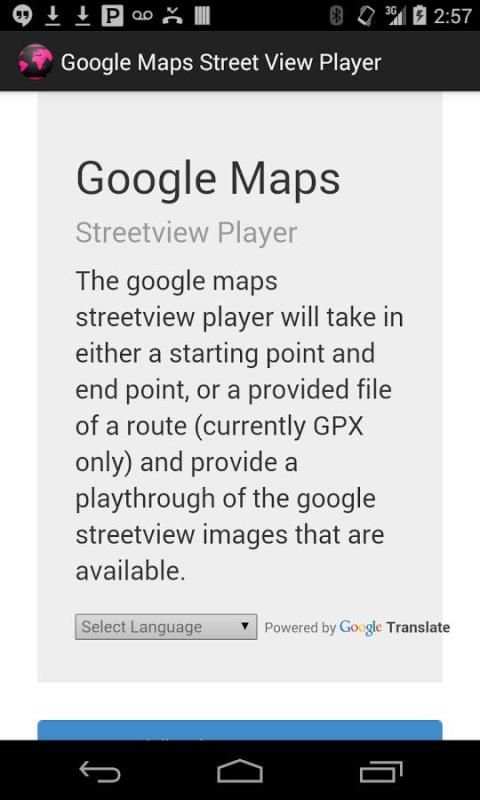 Streetview Player screenshot 2