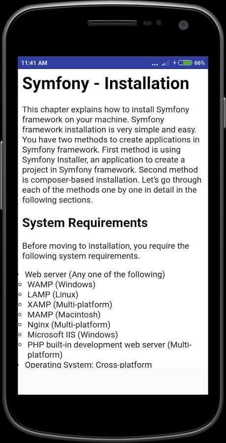 Symfony Tutorial – php framework screenshot 5