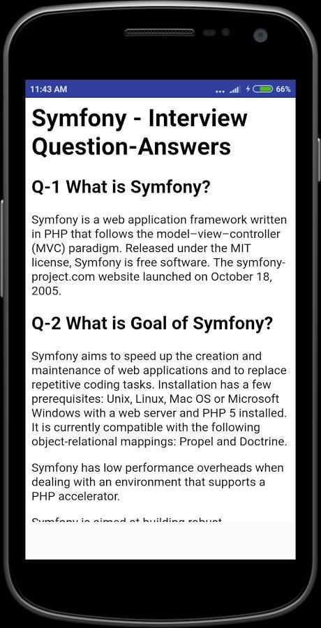 Symfony Tutorial – php framework скриншот 1