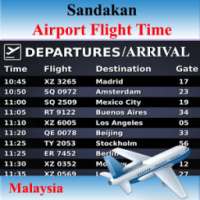 Sandakan Airport Flight Time on 9Apps