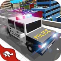 Blocky Police Cars Crime City