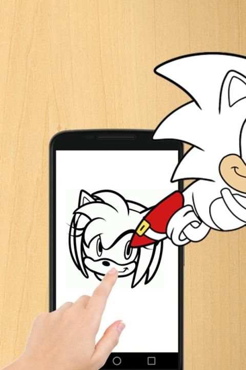 Learn To Draw :Sonic Hedgehog скриншот 2