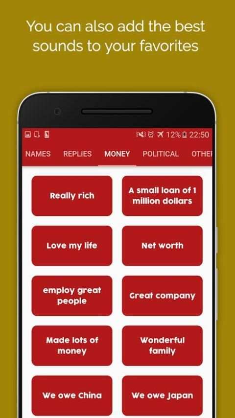 Donald Trump Soundboard 3 تصوير الشاشة